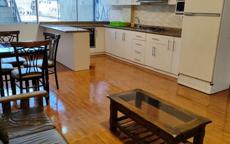 sala departamento vista ciudad